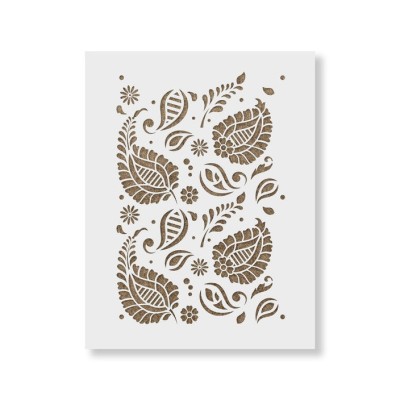 Sablon 900x600x0.7mm Paisley Refolosibil, model MXSP7022 foto