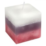 Lum&acirc;nare Parafina, Multicolor, Aromă Orhidee, 15 Ore, 5x5x5cm, Oem