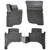 Set de 5 covorase cauciuc 3D stil tavita premium pentru Mitsubishi L200 V din 2015-2023