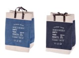 Cumpara ieftin Set 2 cosuri rufe, depozitare panza multicolora 37 x 37 x 53 xm