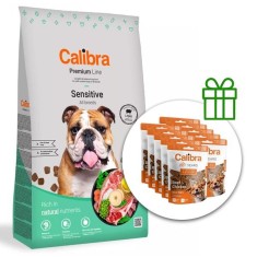 Calibra Dog Premium Line Sensitive 12 kg + 10 x recompense GRATUIT foto