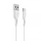 Cablu Date si Incarcare USB-A - USB-C Borofone BX51 Triumph MP, 18W, 1m, Alb