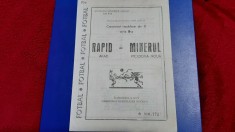 program Rapid Arad + Minerul Mold. Noua