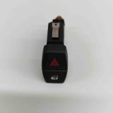 Buton Avarie BMW 5 Touring F11 2014 OEM 9161896 Intrerupator Electric Argintiu Aluminiu