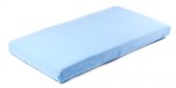 Cearsaf Bumbac Jersey cu Elastic Sensillo 120x60 cm Albastru - Protectie Saltea Copii, Fixare Buna, Fabricat Polonia