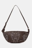 Desigual poșetă POKER FACE MUNSTE culoarea maro, 25WAXP33
