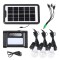 Kit Solar cu Lanterna si 3 Becuri Led GD17