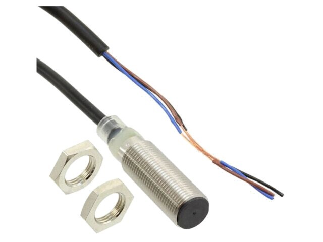 Senzor inductiv OMRON E2B-M12KS04-WP-C1 0-4mm NPN NO 10-30VDC IP67 5m