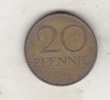 Bnk mnd Germania , RDG , 20 pfennig 1969, Europa