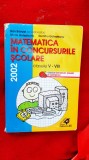 Cumpara ieftin MATEMATICA IN CONCURSURIE SCOLARE CLASELE V- VIII BRANZEI ,GOLESTEANU