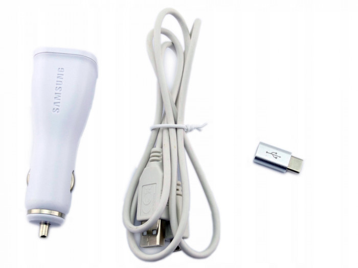 &Icirc;ncărcător auto Samsung micro USB-C 2000 mA