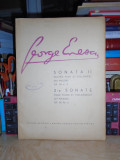 GEORGE ENESCU - SONATA II PENTRU PIAN SI VIOLONCEL + VIOLONCEL SOLO , 1964