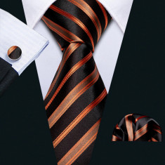 Set cravata + batista + butoni - matase - model 213