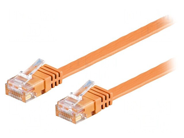 Patch Cord U/UTP Cat6 Cu PVC Portocaliu 1,5m