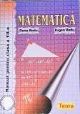 MATEMATICA. MANUAL PENTRU CLASA A VII-A-DANA RADU, EUGEN RADU-263391