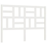 Cumpara ieftin Tablie de pat, alb, 166x4x104 cm, lemn masiv de pin