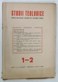 STUDII TEOLOGICE , REVISTA INSTITUTELOR TEOLOGICE DIN PATRIARHIA ROMANA , NR. 1-2 , 1958
