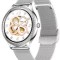 Smartwatch Ak35 Silver Functie Monitorizare Sanatate Notificari Gasire Telefon Calendar AMOLED IP68 Curea Cadou.