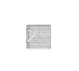 Evaporator aer conditionat Kia Picanto, 2004-2011 motor 1.0; 1.1, benzina; 1.1 CRDI, diesel, full aluminiu brazat, 235x235x60 mm, mm, mm, tehnologie