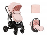 Carucior transformabil 3in1 KikkaBoo Beloved Pink 2023