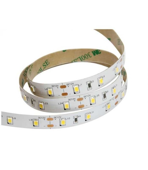 Banda LED SMD2835 12V 60LED/m 6W/m lumina calda 3000K 5m IP20 Well