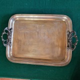 TAVA DREPTUNGHIULARA ARGINTATA PENTRU SERVIT DIVERSE - ARGENTOR - AUSTRIA anii 1900