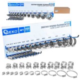 Set cleme tip melc cu suport, 220 bucati, Geko G17410