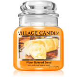 Village Candle Warm Buttered Bread lum&acirc;nare parfumată (Glass Lid) 389 g