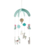 Bieco Wooden Mobile carusel pentru pătuț 0 m+ Llama 1 buc