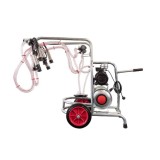 EMT. Aparat de muls vaci cu 2 posturi si loc de 1 bidon EMT2+1