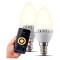Set de 2 becuri LED B.K.Licht, Smart Home E14 alb cald, 5,5 wati, 470 lumeni - RESIGILAT