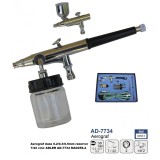 Aerograf duza 0.2/0.3/0.5mm rezervor 7/22 cmc ADLER AD-7734 MA0256.5