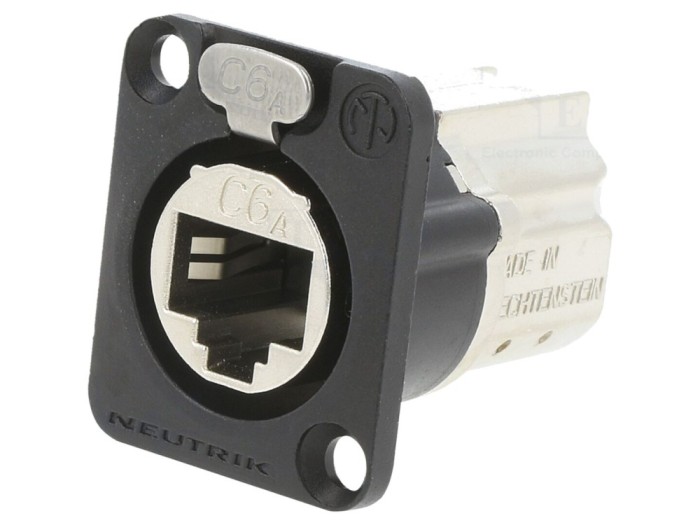 Panou Conector CAT6A Ecranat Feedthrough