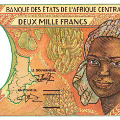 Statele Africii Centrale 2 000 Franci (L) Gabon 2 000 P-403Lg UNC