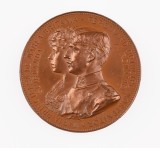 Medalia - Logodna Principelui Ferdinand cu Maria- 1893, superba