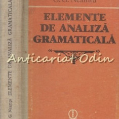 Elemente De Analiza Gramaticala - G. G. Neamtu