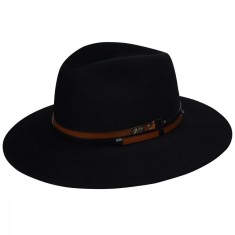 Palarie Bailey of Hollywood Stedman Velour Negru (Fabricat in SUA) - Cod 4454351 foto