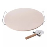 Piatra pentru copt pizza cu taietor - 33 cm Handy KitchenServ