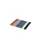 DEDRA Baghete silicon sclipici albastru,8 Bucx100 mm