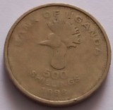 Uganda , 500 Shillings 1998, Africa