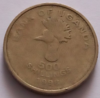 Uganda , 500 Shillings 1998 foto