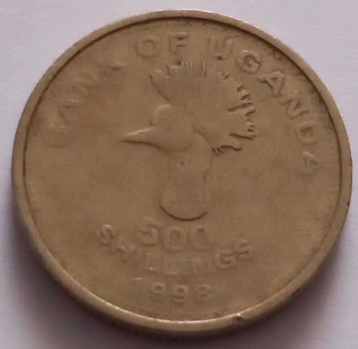 Uganda , 500 Shillings 1998