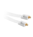 Cablu plat cu mufa F mama - F mama pentru trecere fereastra KPO3834F, Cabletech