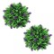 Set arbusti ornamentali artificiali bila cu lavanda, 2 buc., 28 cm