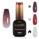 Cumpara ieftin Oja Semipermanenta Termica 3 Culori LUXORISE ThermoCool - Pure Heart 10ml