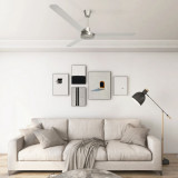Ventilator de tavan, argintiu, 142 cm GartenMobel Dekor, vidaXL