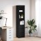 vidaXL Tablou Stejar negru 37,5x35x180 cm Lemn prelucrat 861662