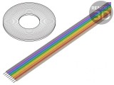 Cablu Bandă 1,27mm Cu 8x28AWG Neecranat PVC
