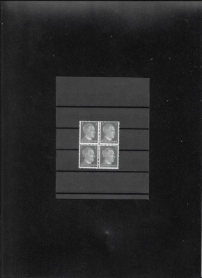 4 timbre Hitler nestampilate foto
