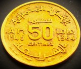 Cumpara ieftin Moneda istorica 50 CENTIMES - MAROC, anul 1945 * cod 3915 = excelenta